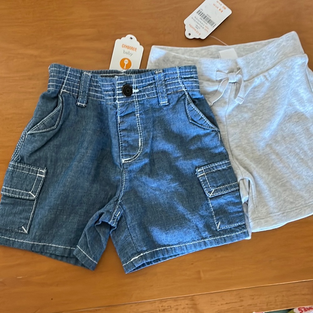 Gymboree baby shorts set